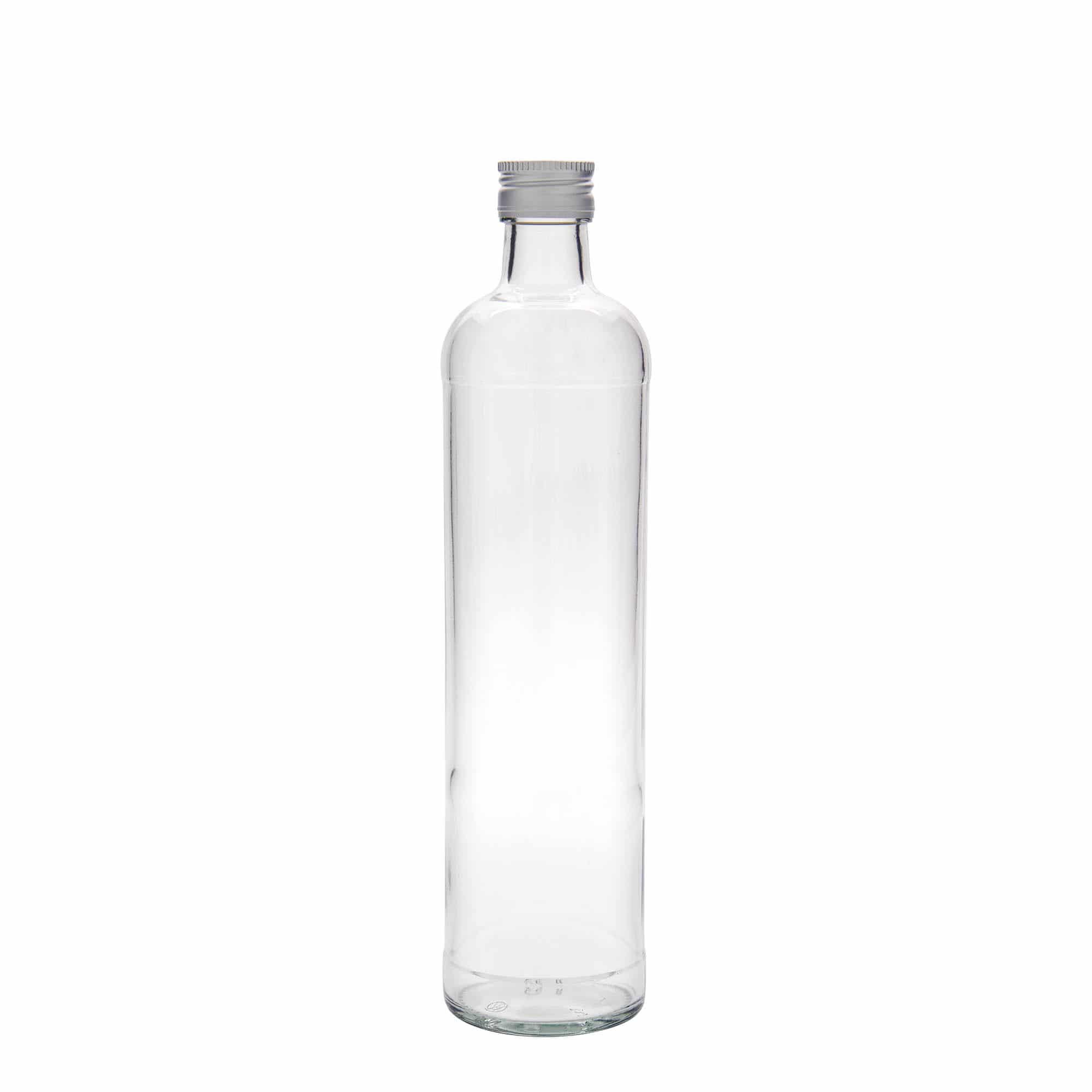 500 ml apvalus butelis, stiklas, uždaromas: PP 28