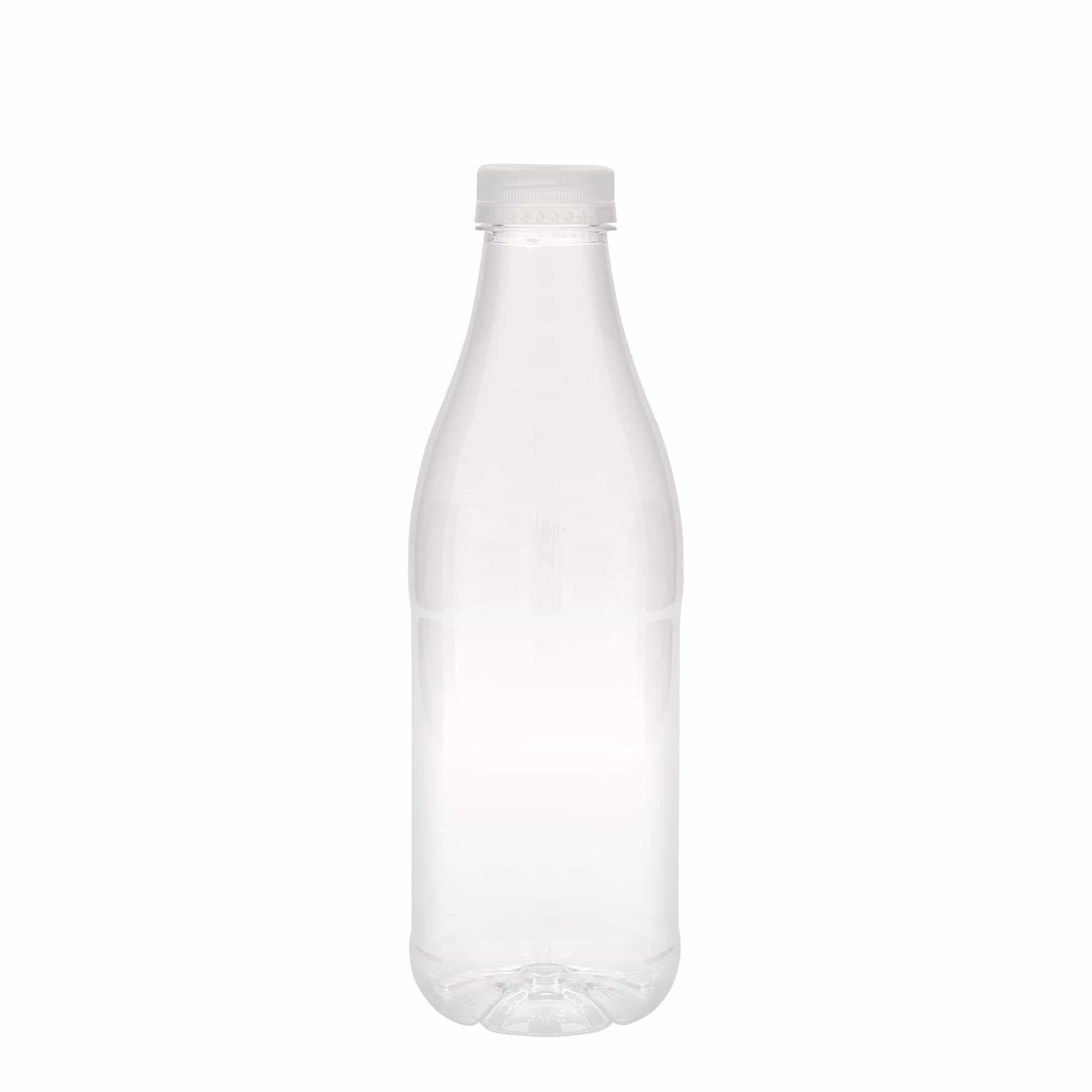 1000 ml PET butelis „Milk and Juice“, plastikas, uždaromas: 38 mm