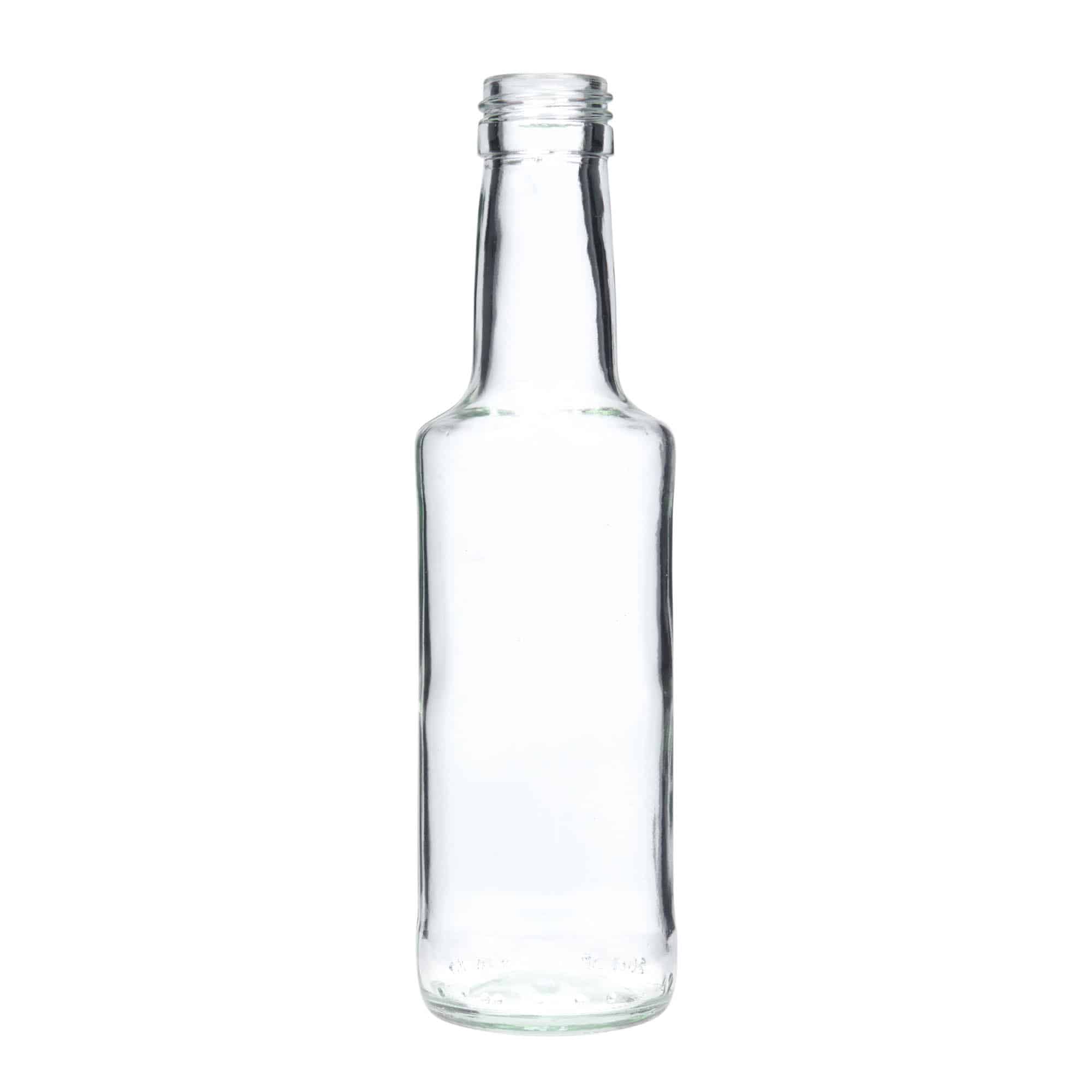 200 ml stiklo butelis „Bernie“, uždaromas: PP 28