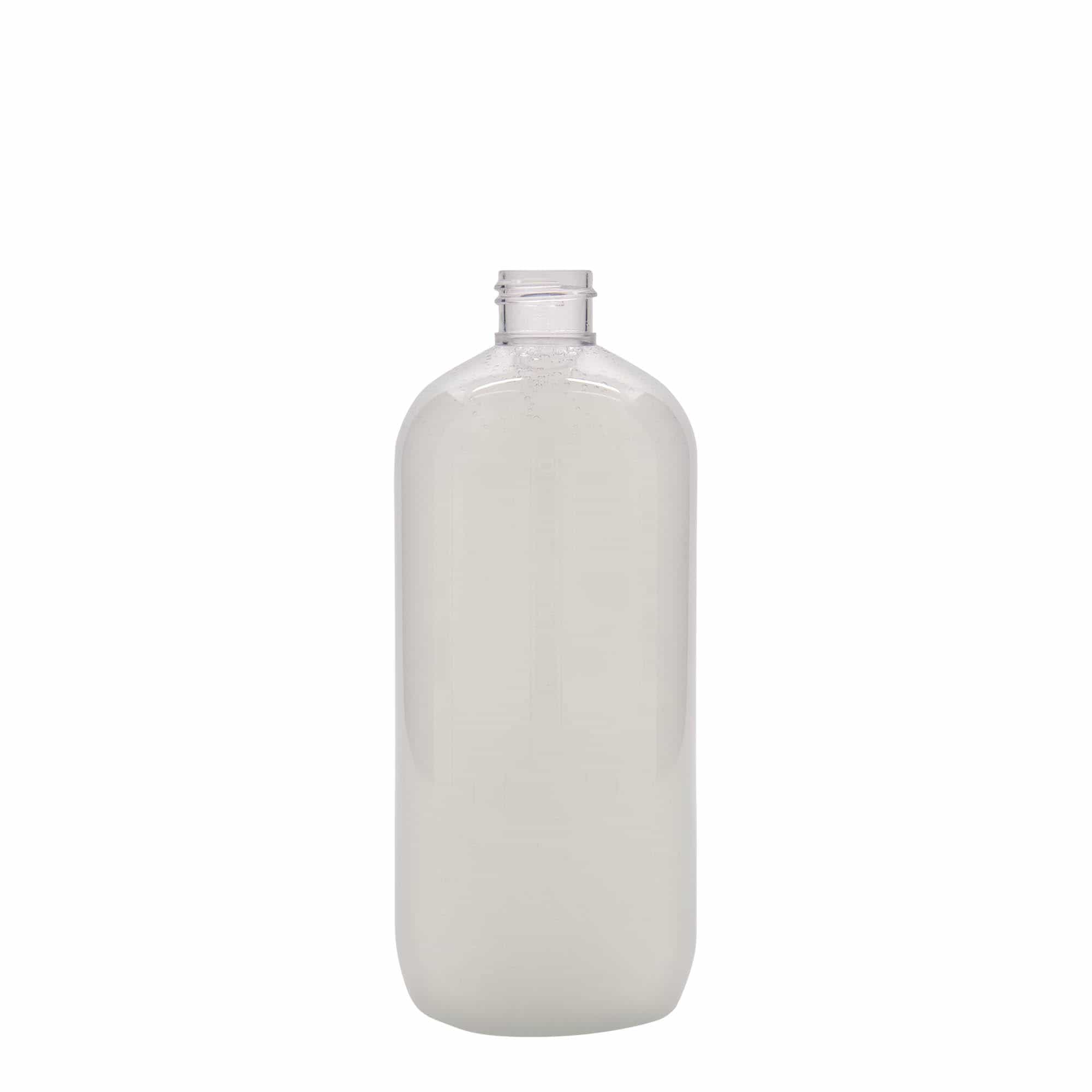 500 ml PET butelis „Boston“, plastikas, uždaromas: GPI 24/410