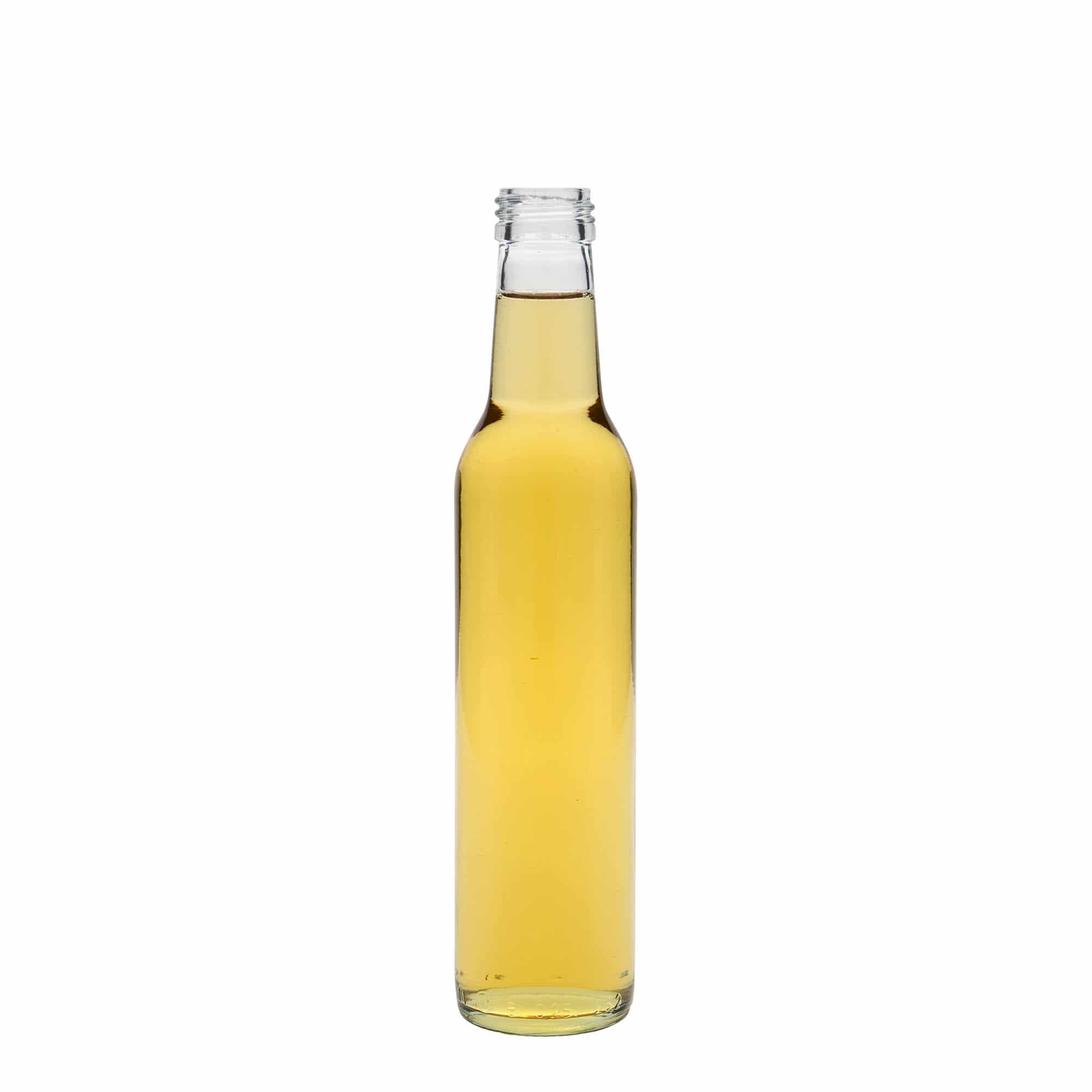 250 ml stiklo butelis „Cilindrica“, uždaromas: PP 28