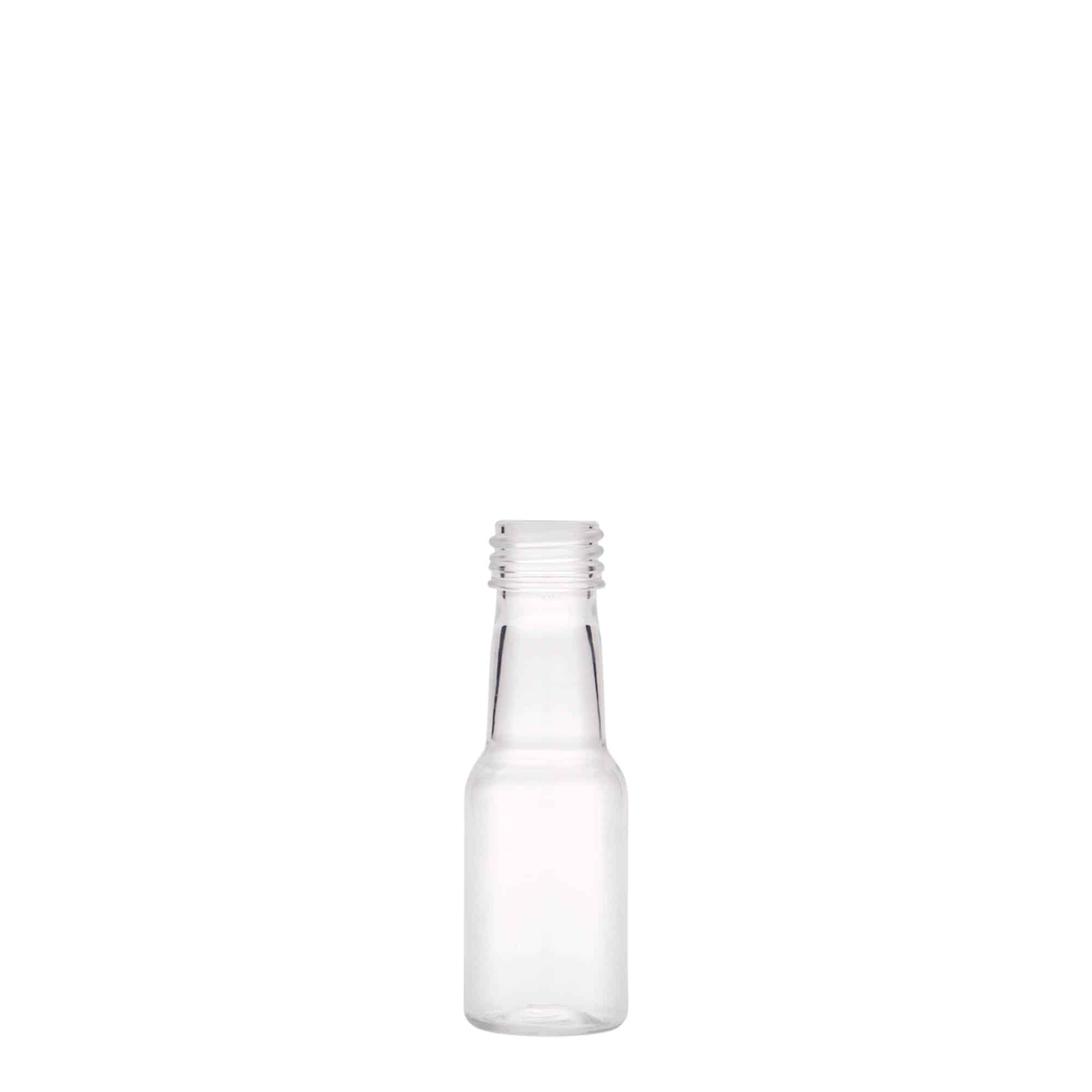 20 ml PET butelis „Theo“, plastikas, uždaromas: PP 18