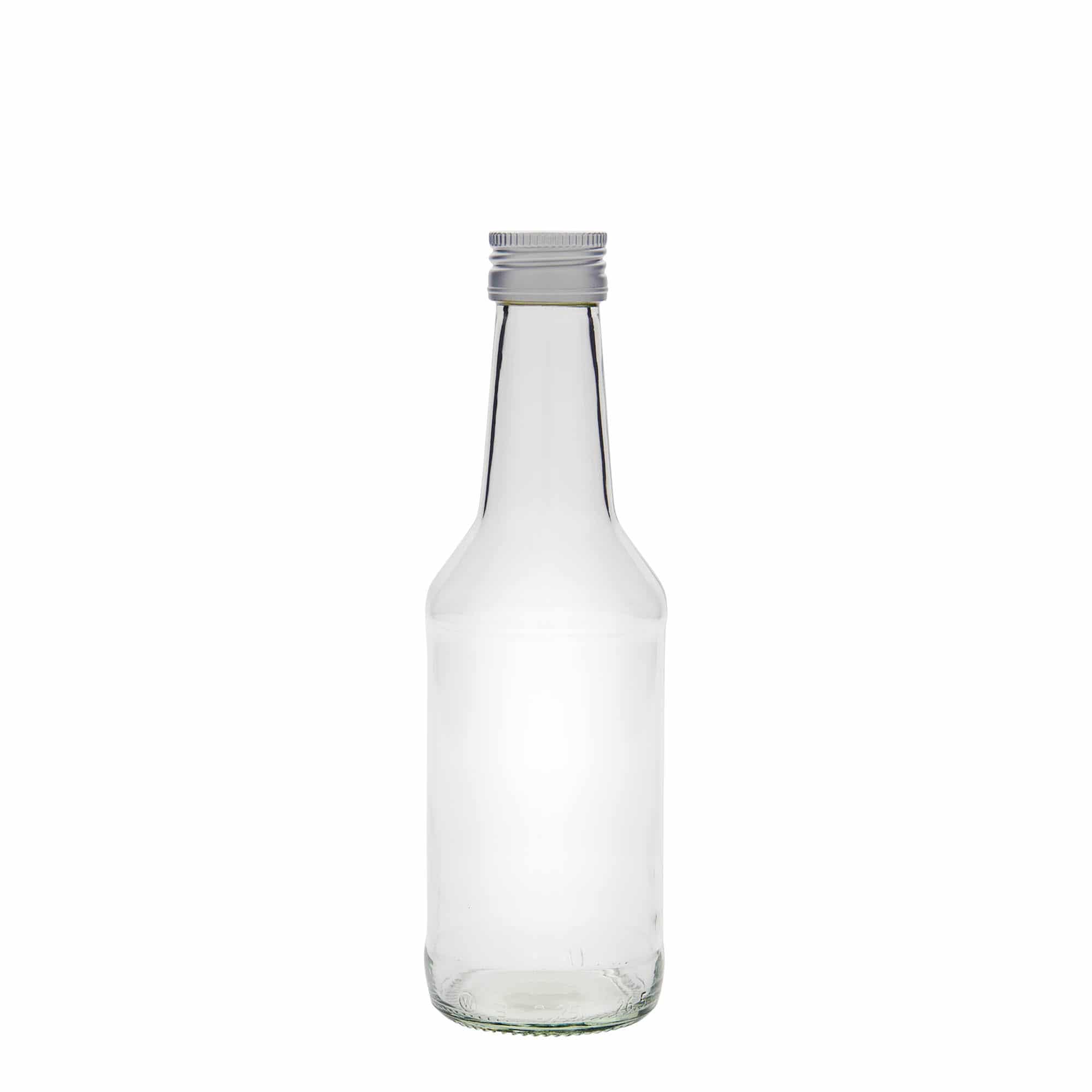 250 ml stiklo butelis „Nils“, uždaromas: PP 28