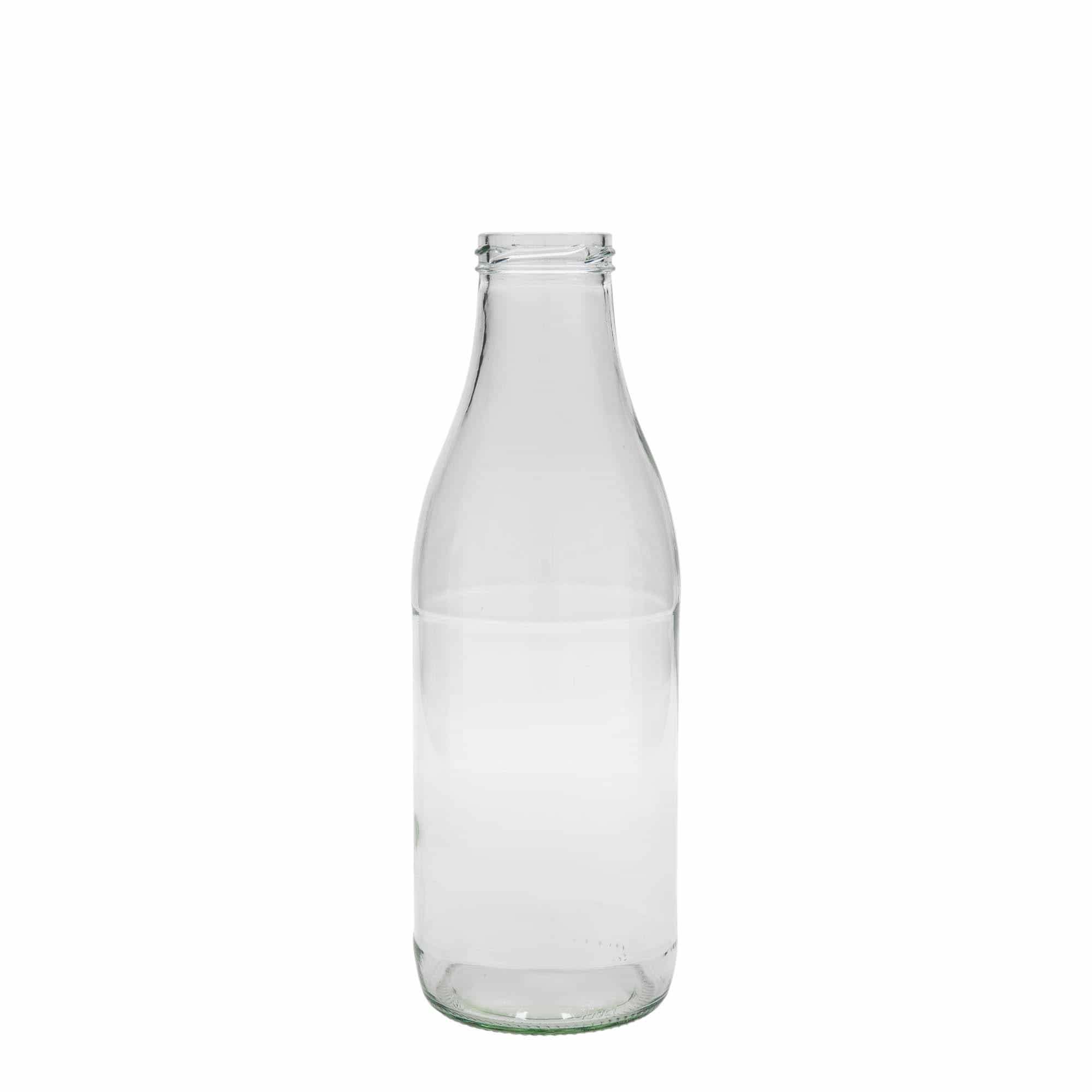 1000 ml butelis plačiu kakliuku „Lorenzo“, uždaromas: Twist-Off (TO 48)