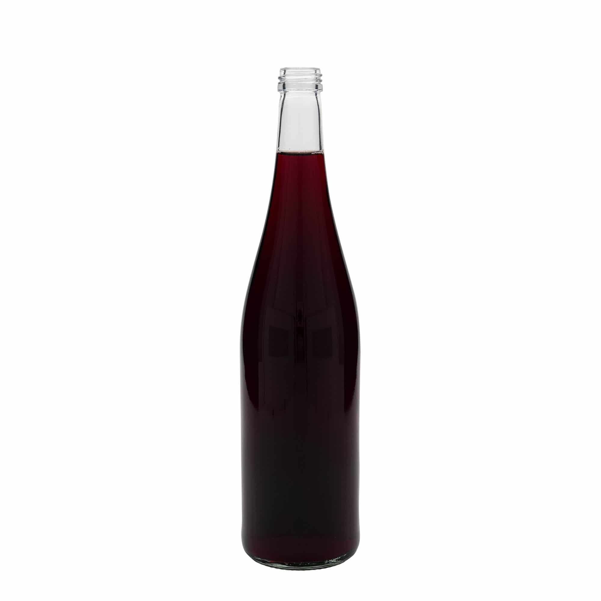 750 ml stiklo butelis „Weinschlegel“, uždaromas: PP 28