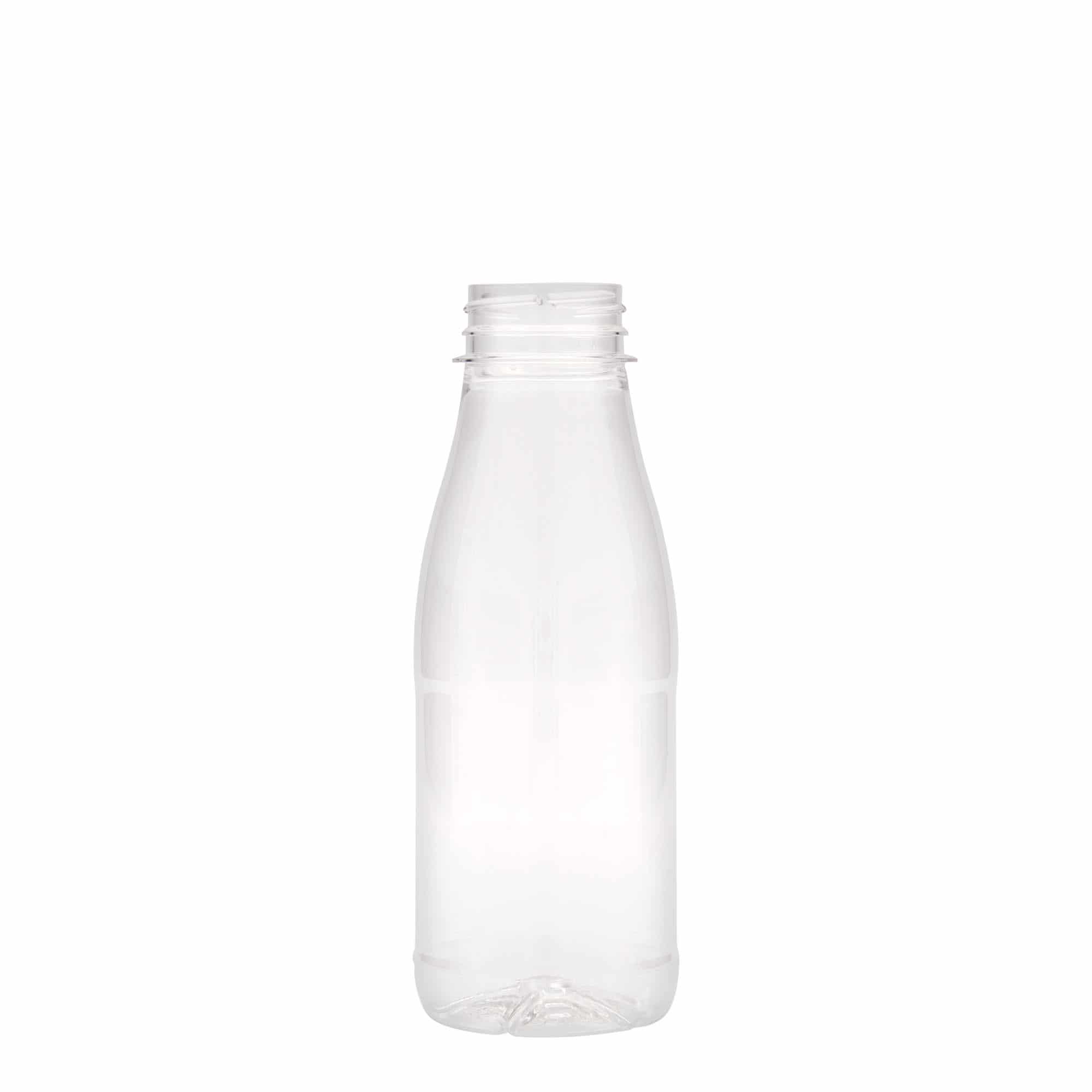 330 ml PET butelis „Milk and Juice“, plastikas, uždaromas: 38 mm