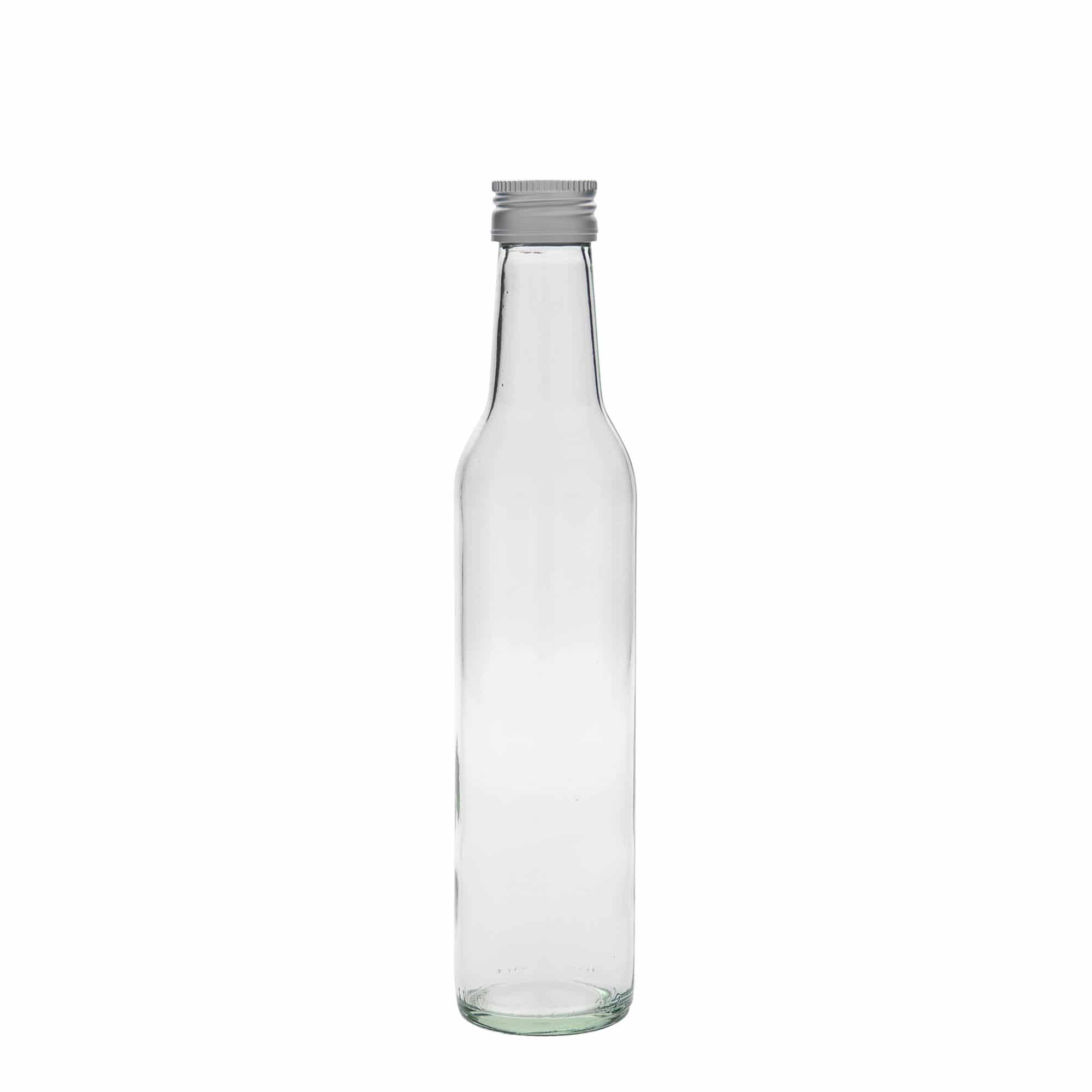 250 ml stiklo butelis „Cilindrica“, uždaromas: PP 28