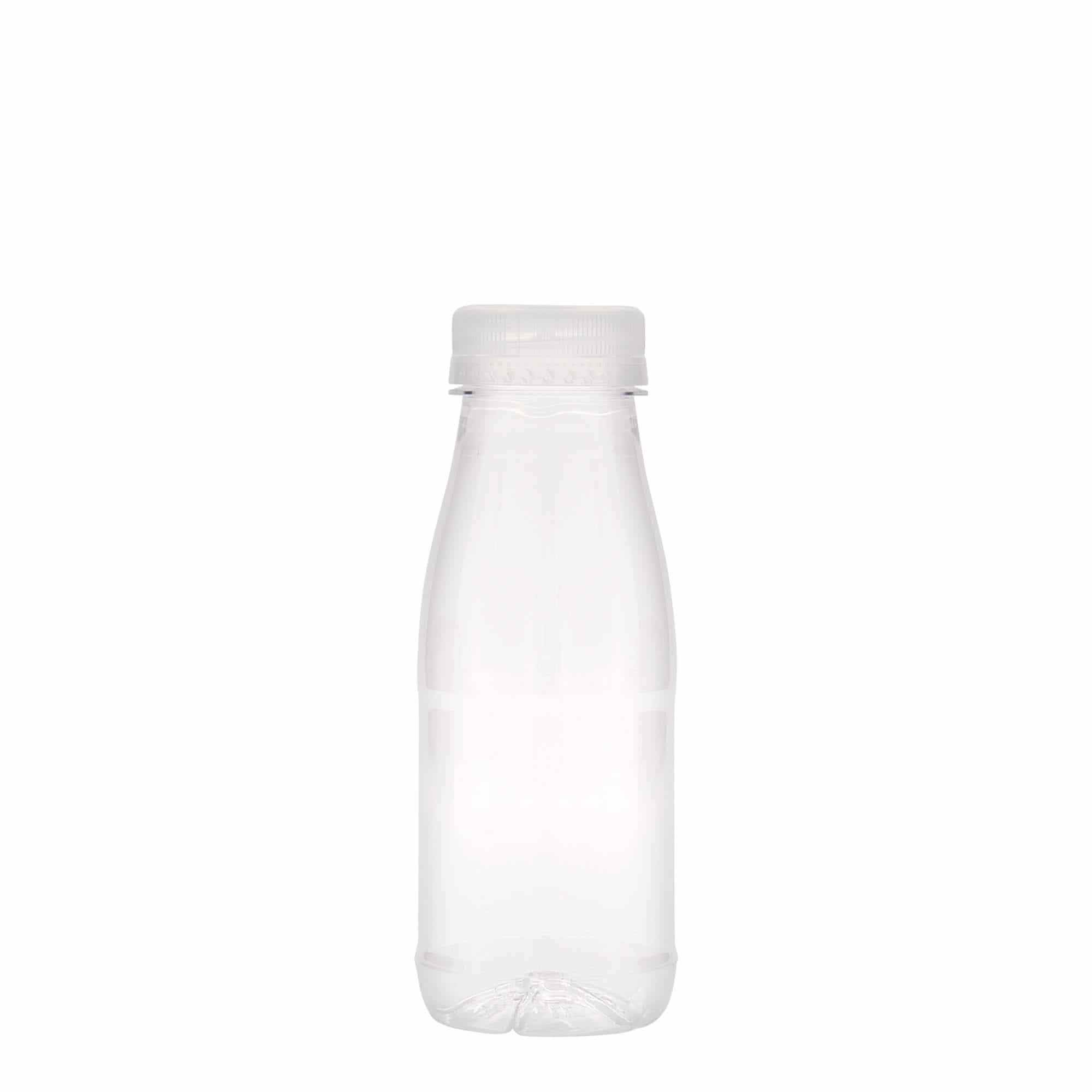 250 ml PET butelis „Milk and Juice“, plastikas, uždaromas: 38 mm