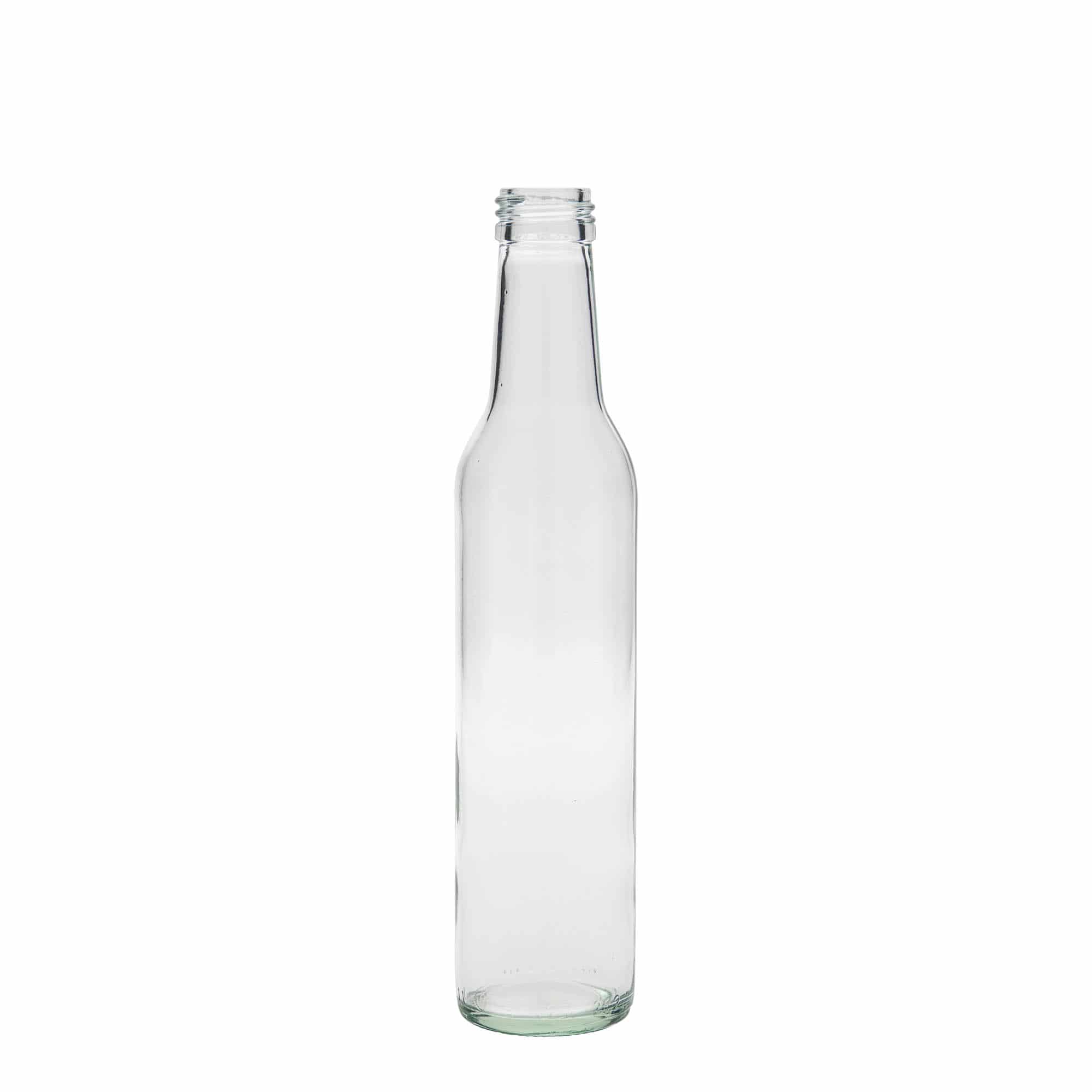 250 ml stiklo butelis „Cilindrica“, uždaromas: PP 28