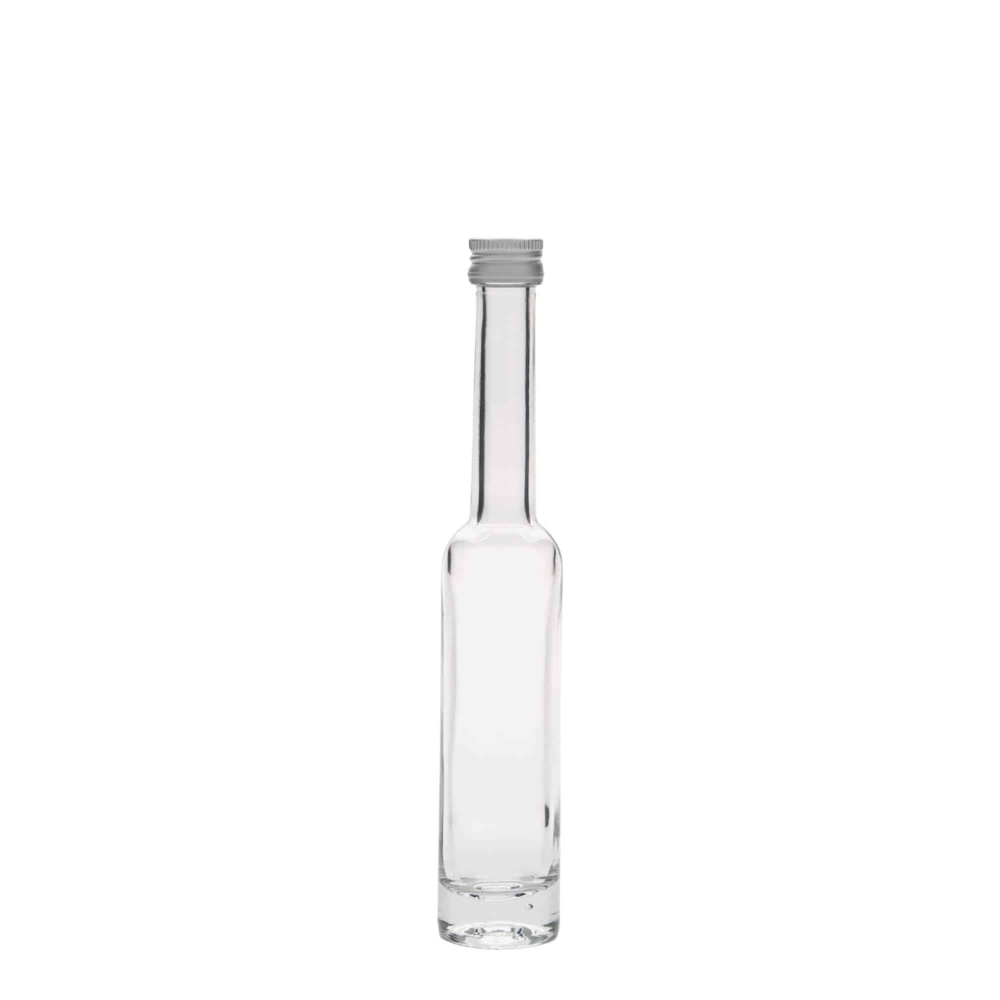 40 ml stiklo butelis „Platina“, uždaromas: PP 18