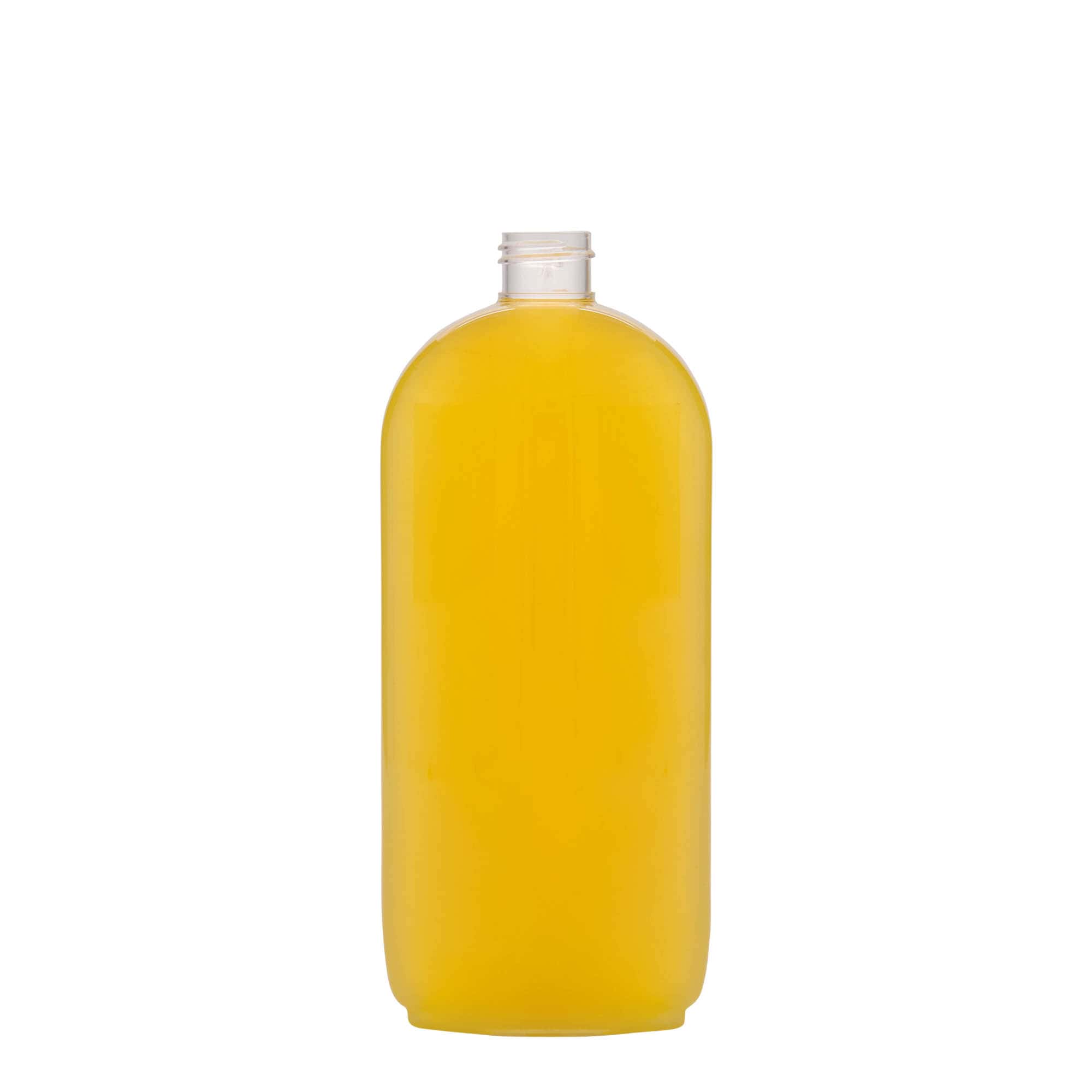 500 ml PET butelis „Iris“, ovalo formos, plastikas, uždaromas: GPI 24/410