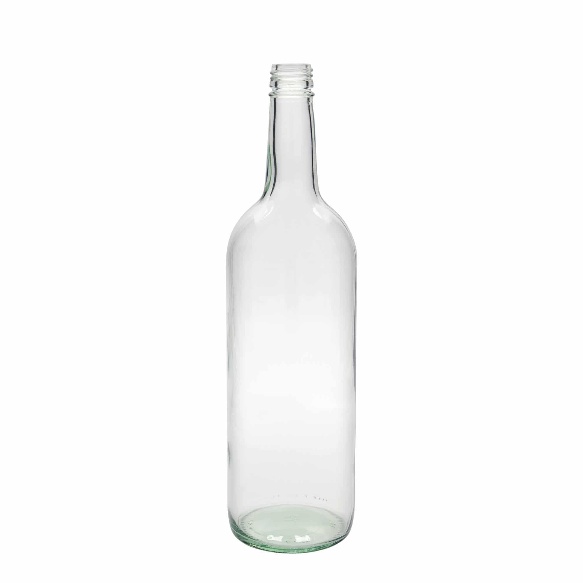 1000 ml universalus butelis, stiklas, uždaromas: PP 28