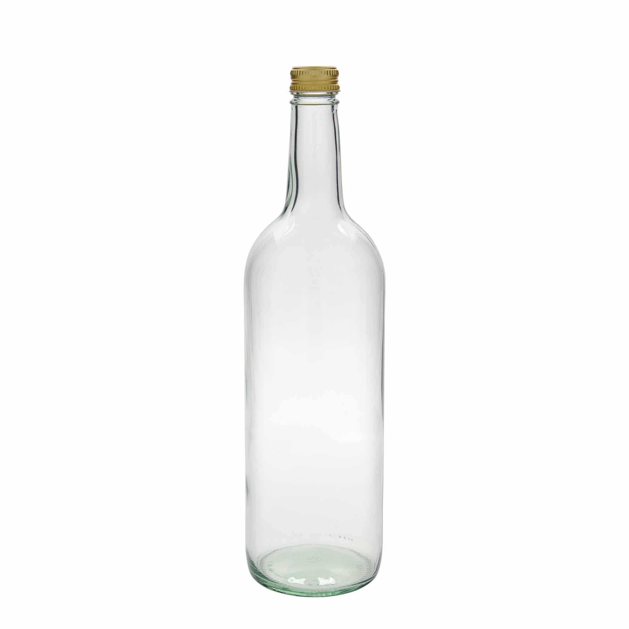 1000 ml universalus butelis, stiklas, uždaromas: PP 28